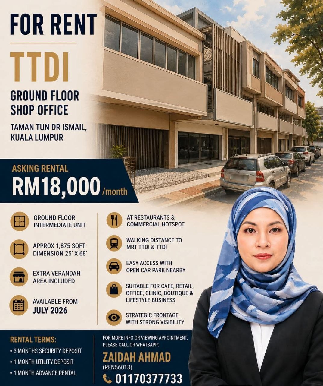TTDI GROUND FLOOR SHOP OFFICE — photo 1