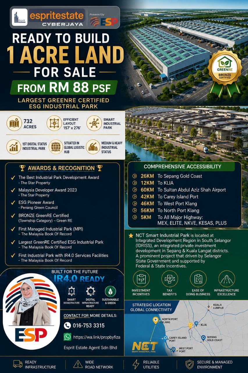 Largest GreenRE Certified ESG Industrial Park